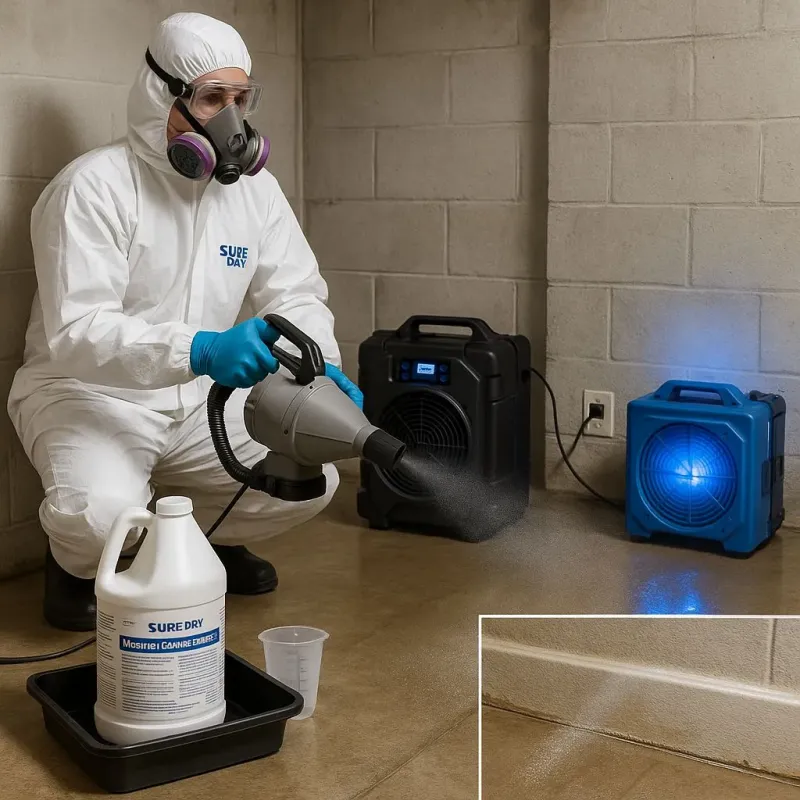 Sanitization and Odor Removal process in Eglin Village, FL